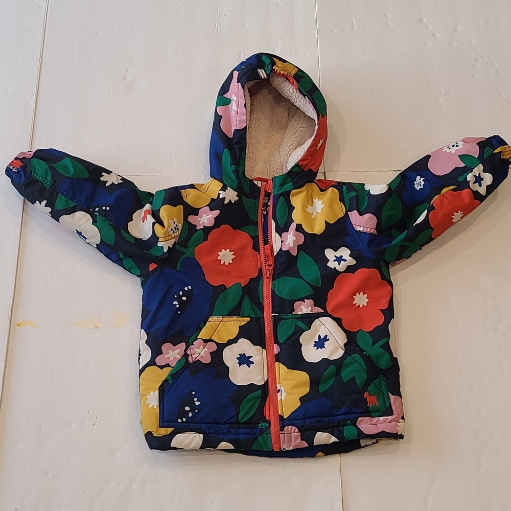 Mini Boden kids 4-5years girls Sherpa lined Jacket